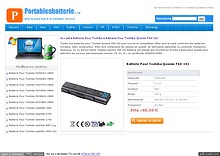 Batterie Pour Toshiba Qosmio F60-10J