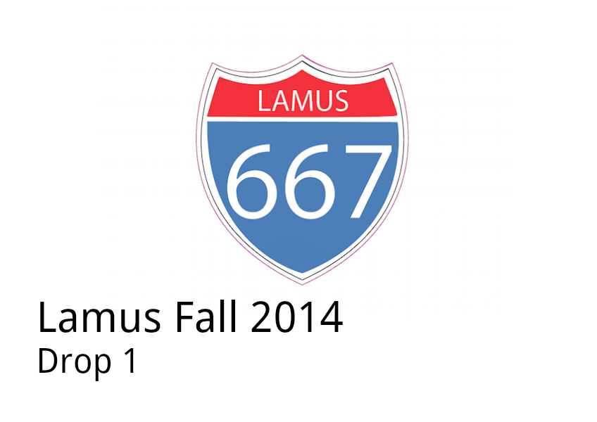 Lamus Fall 2014 Drop 1 (Sept. 2014)