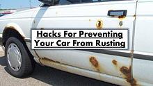 Hacks For Preventing Your Car From Rusting