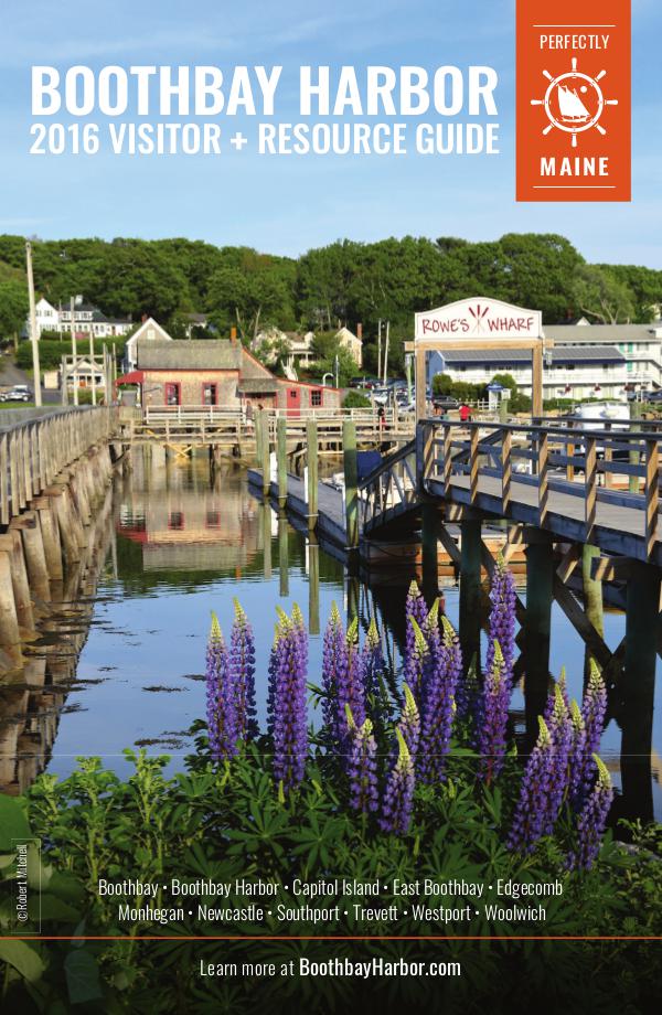 Boothbay Harbor Region Visitor Guide Boothbay Harbor - 2016 Visitor Guide
