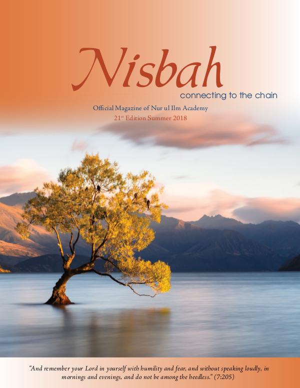 Nisbah Magazine Nisbah, Summer 2018