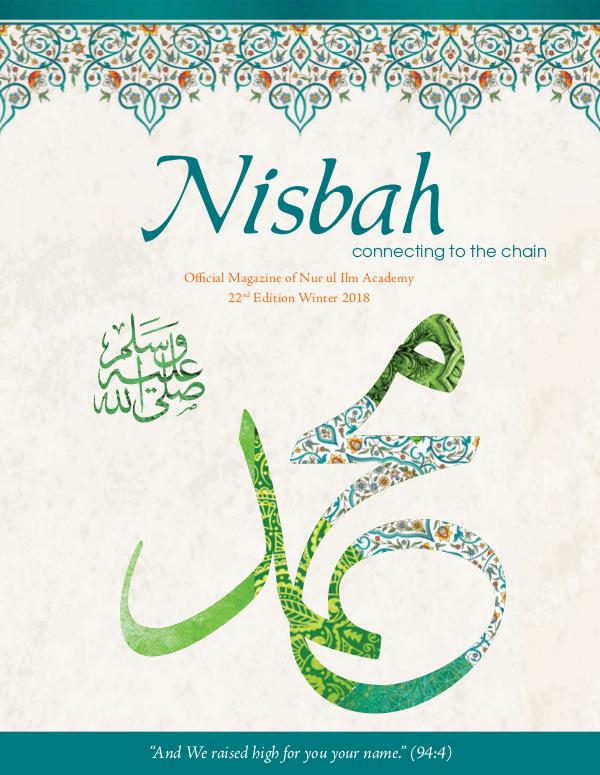 Nisbah Magazine Nisbah, Winter 2018