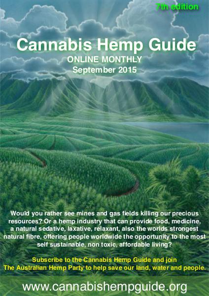 Cannabis Hemp Guide 2015 September