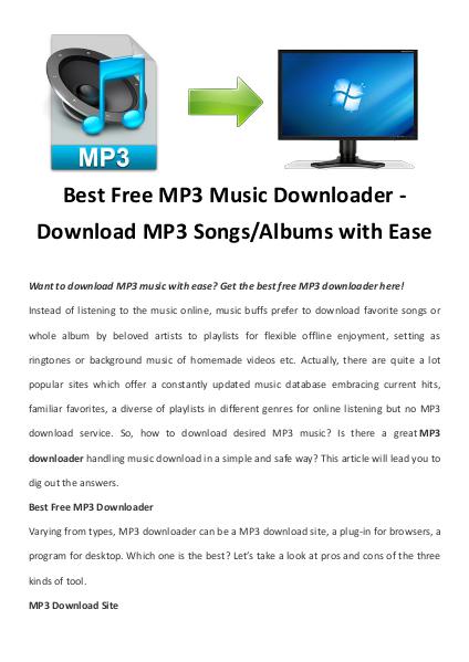 Multimedia Software MP3 Downloader