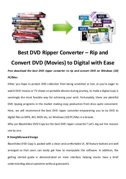 Multimedia Software Dvd ripper converter