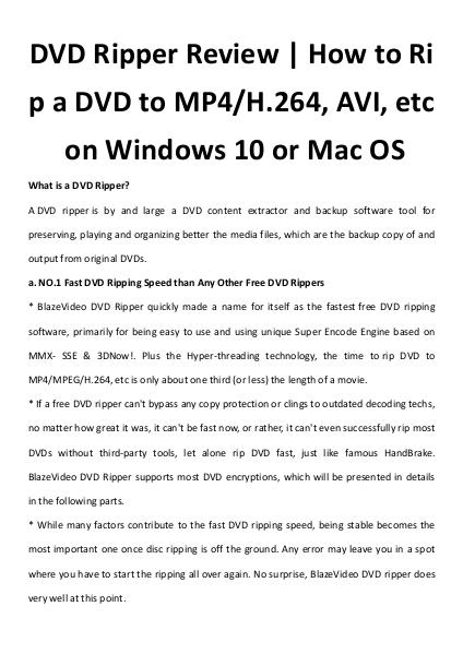 Multimedia Software Dvd ripper