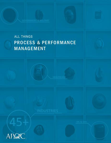 All Things Process & Performance Management October 2016