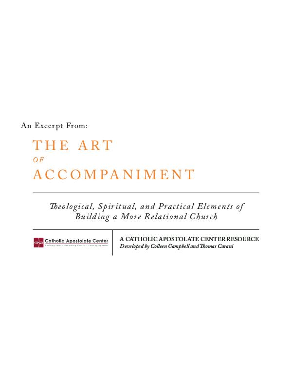 Art of Accompaniment Excerpt on Qualities of a Mentor