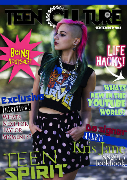 Teen Culture Teen Spirit Sept. 2014