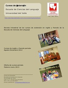 Revista Cursos de Extensión Escuela de Ciencias del Lenguaje-Universidad del Valle 