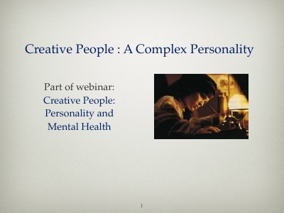 Creative People: A Complex Personality ..