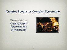 Creative People: A Complex Personality