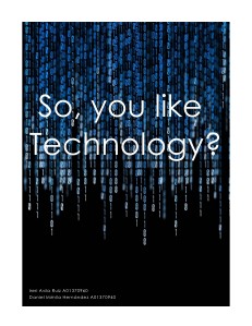 So You Like Technology? November. 2012