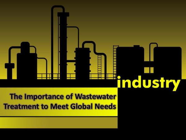 The Importance of Wastewater Treatment to Meet Global Needs The Importance of Wastewater Treatment