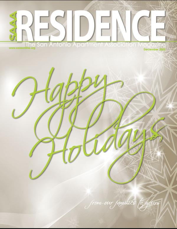 SAAA Residence Magazine December 2020