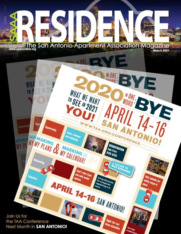 SAAA Residence Magazine March, 2021