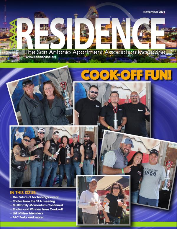 SAAA November 2021 Residence Magazine