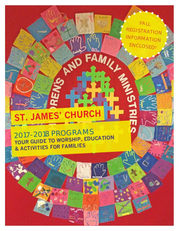 Children's & Family Ministries brochure 2017 - 2018