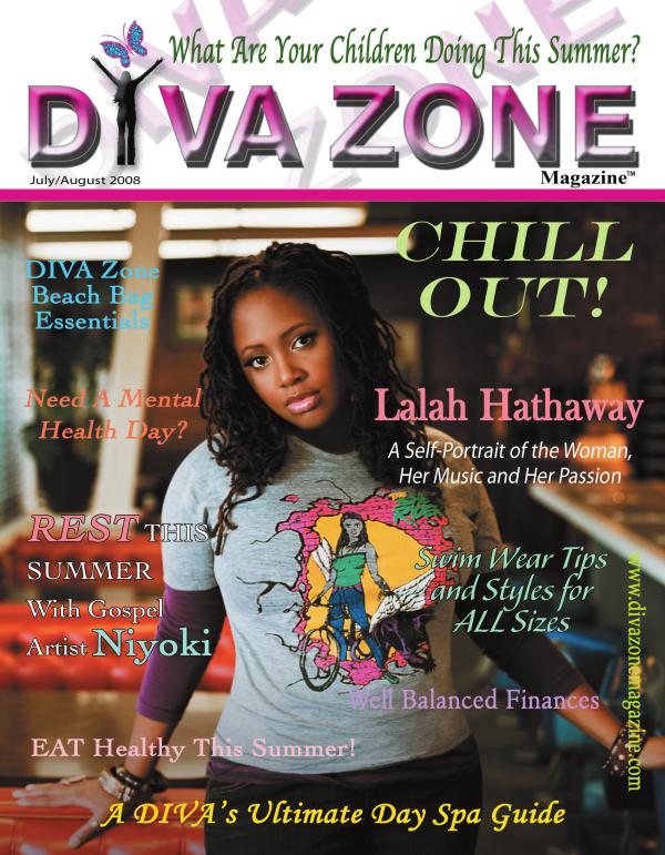 Diva Zone ™ Magazine Summer Chill Out - Lalah Hathaway - July August 20