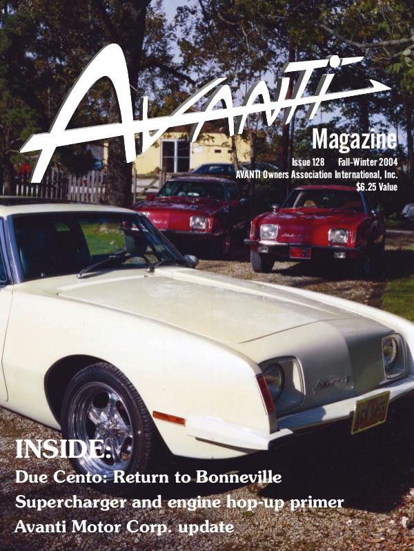Avanti Magazine Fall/Winter 2004 #128