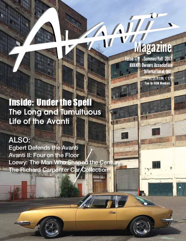 Avanti Magazine Summer/Fall 2017  #179