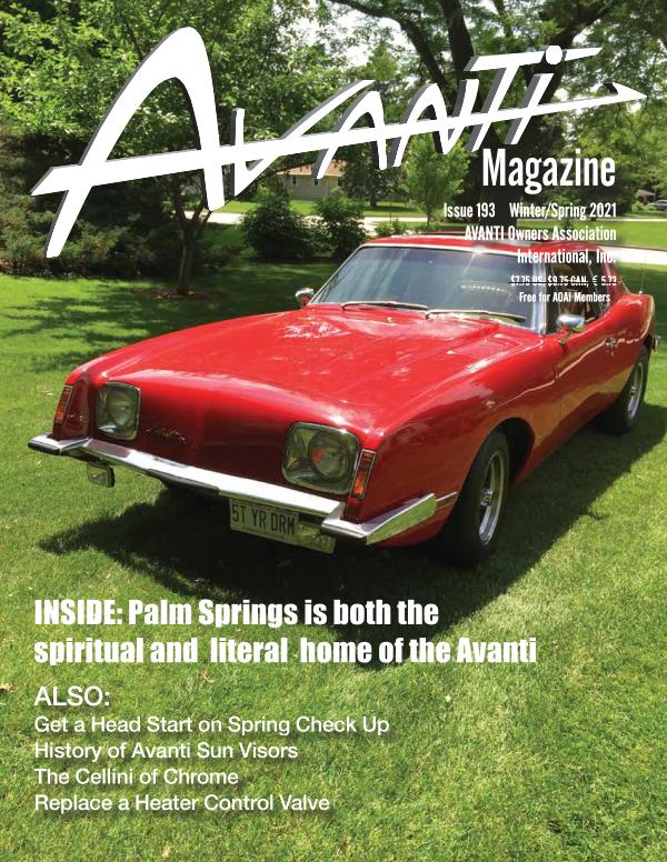 Avanti Magazine Winter/Spring 2021 #193