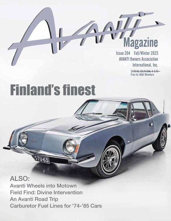 Avanti Magazine Fall/Winter 2023 #204