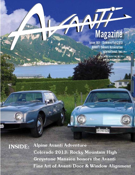 Avanti Magazine Summer/Fall 2013 #163