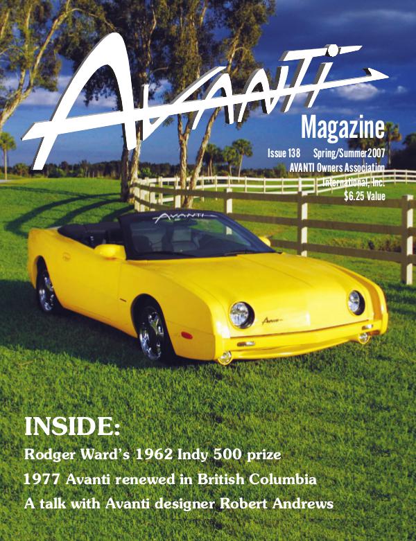 Avanti Magazine Spring/Summer #138