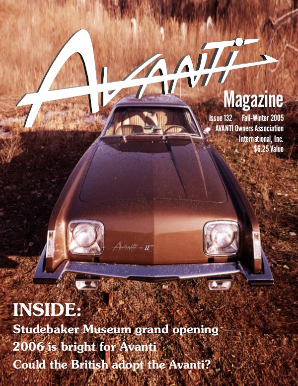 Avanti Magazine Fall/Winter 2005  #132