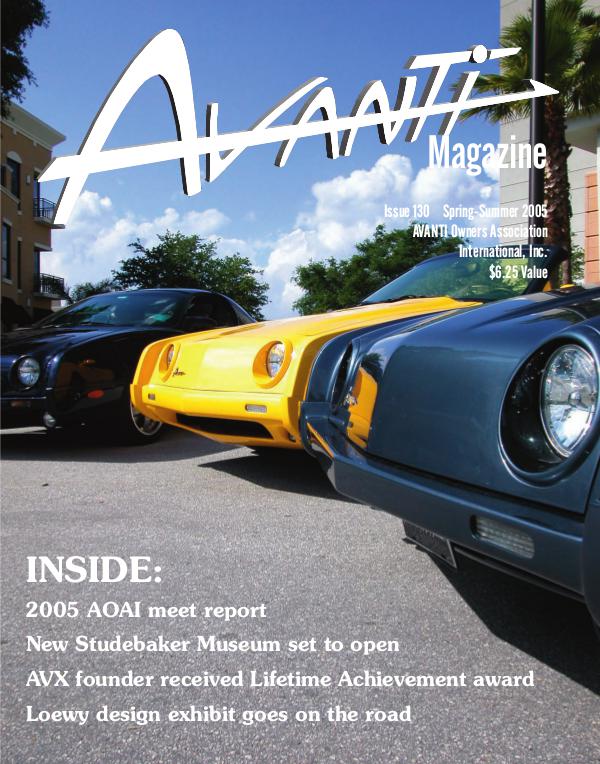 Avanti Magazine Spring/Summer 2005  #130