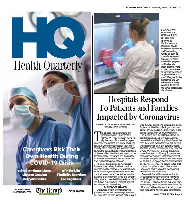 The Record Special Sections Health Quarterly 04-26-2020