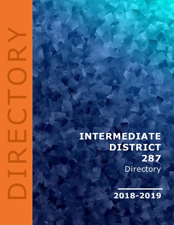 Intermediate District 287 Directory 2018-2019 1