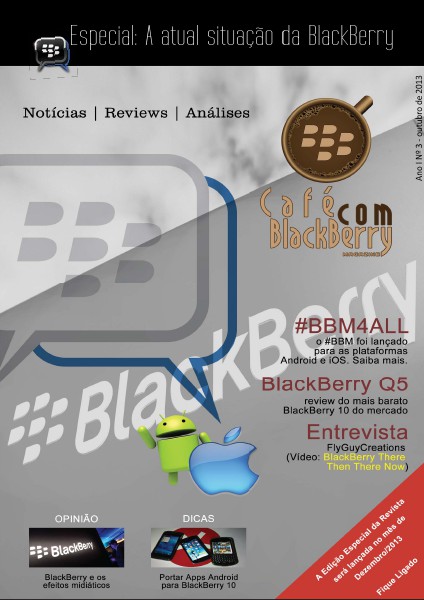 Café com BlackBerry Edição 3, Novembro 2013