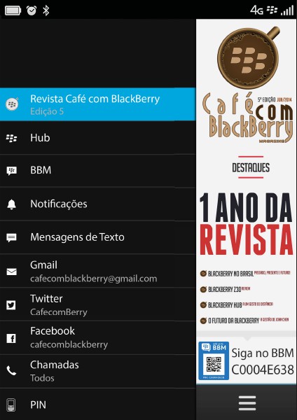 Café com BlackBerry Edição 5, Agosto 2014