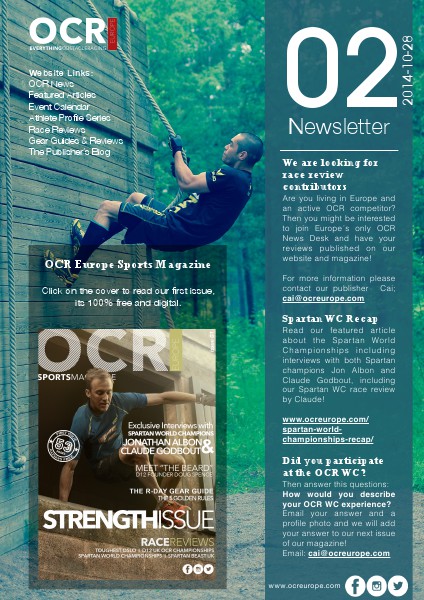 OCR Europe Newslettter Week 44