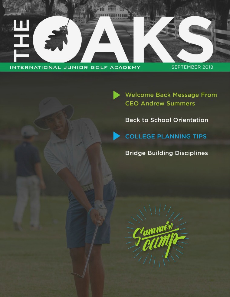 IJGA Newsletter: The Oaks September 2018