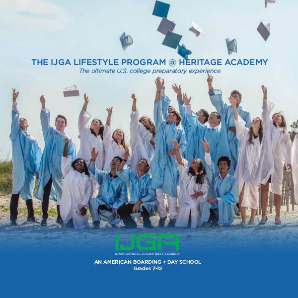 IJGA Lifestyle Program @ Heritage Academy IJGA Lifestyle Program @ Heritage Academy
