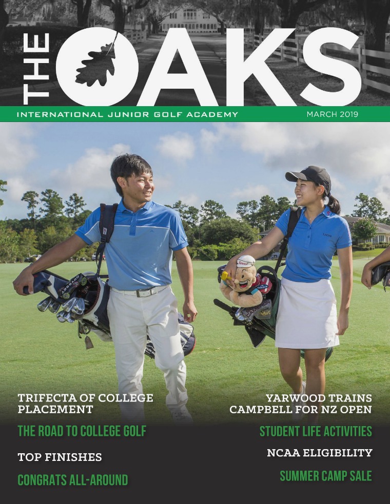 IJGA Newsletter: The Oaks March 2019