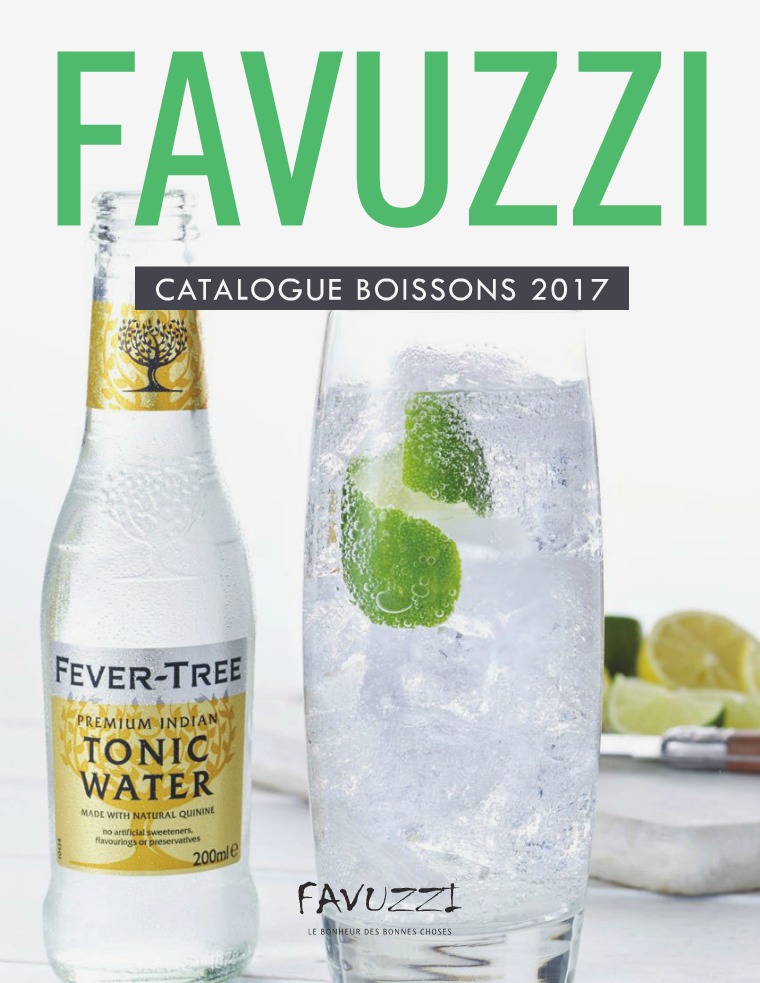 Catalogue de boissons Favuzzi 2017 Magazine de Boissons 2017