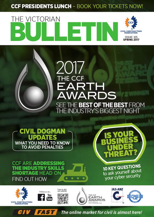CCF Victorian Bulletin Spring Edition 2017