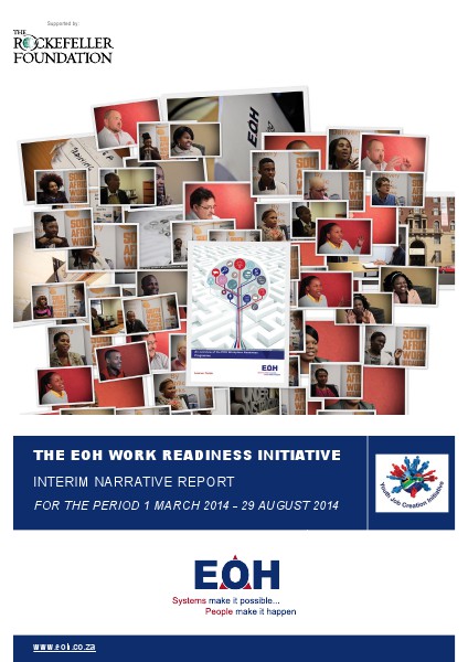 EOH Work Readiness Initiative - Narrative Reports 2014 - 2015 Aug. 2014