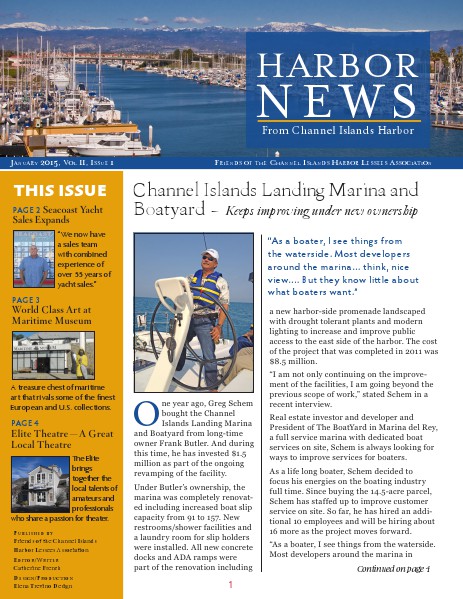 Harbor News Vol 2 -Issue 1