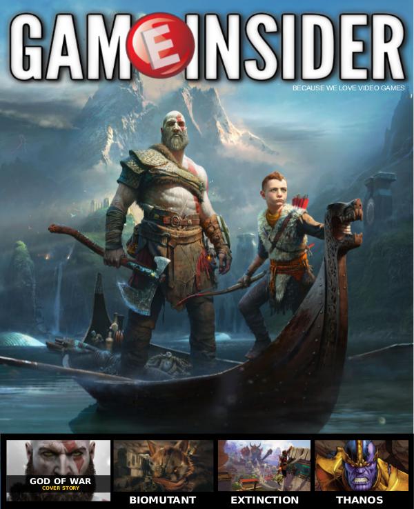 Game Insider - God of War Cover Story GAMEINSIDER - God of War Cover Issue