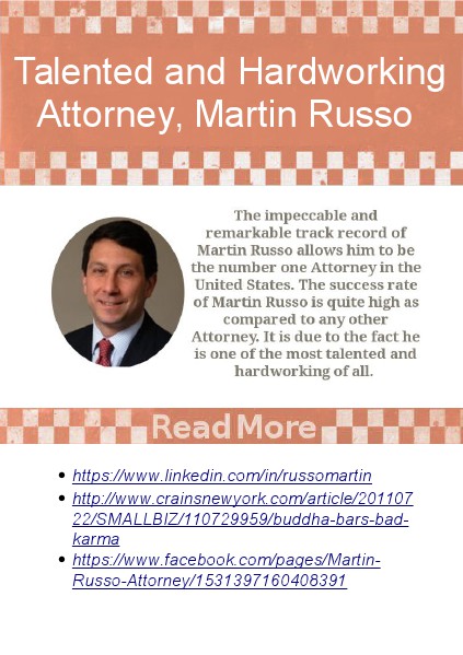 Talented and Hardworking Attorney, Martin Russo Martin Russo Attorney