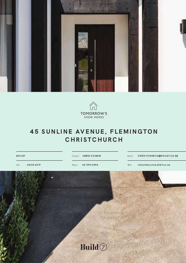 Tomorrow's Show Homes 45 Sunline Ave, Flemington CHRISTCHURCH