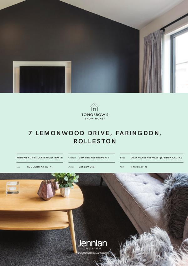 Tomorrow's Show Homes 7 Lemonwood Drive, Faringdon, ROLLESTON
