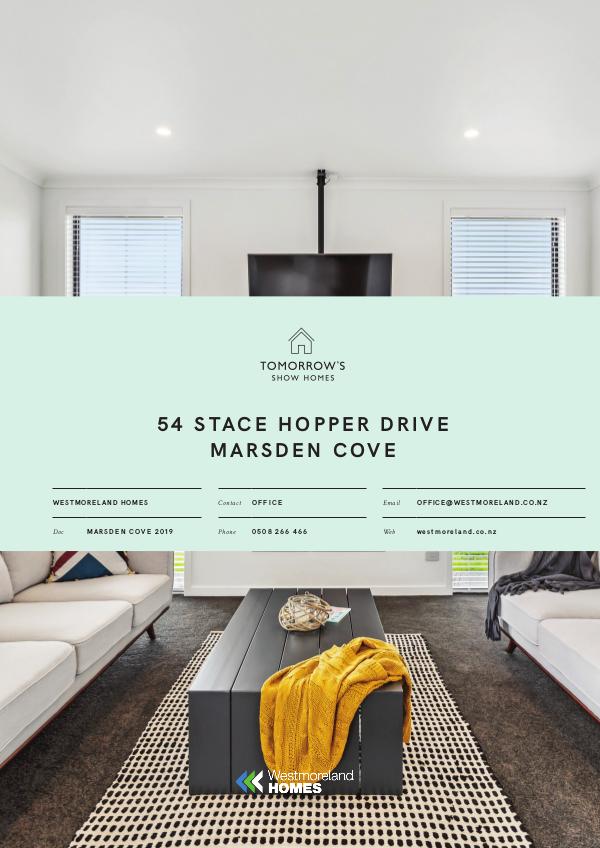 Tomorrow's Show Homes 54 Stace Hopper Drive, MARSDEN COVE