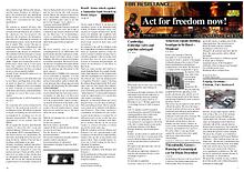 Act for freedom now! Printout Number One