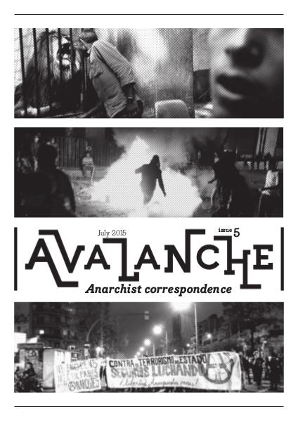 Avalanche - The Anarchist correspondence zine Avalanche - The Anarchist correspondence zine 5